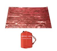 Katnetoly Sacco Un Pelo di Emergenza Sacco Un Pelo di Sopravvivenza per 2 Persone Sacco da Bivacco Termico Coperta di Emergenza per Escursionismo nel