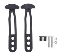 Katnetoly Scala Telescopica per Barca da 2 Pezzi, Cinturino In Gomma per Imbarco, Cintura di Bloccaggio Fissa Regolabile A 3 Fori per il Tetto Dello Yacht Della Barca del Pontone