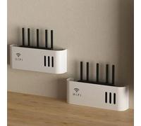 Katnetoly Scatola di Archiviazione del Router Wireless WiFi, Mensola del Router Fili WiFi.