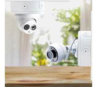 Katnetoly Scatola di Giunzione per Telecamera Base Profonda per Telecamera Dome/IP Staffa di Montaggio Impermeabile Base in Plastica Staffe per Telecamera Dome di Sorveglianza