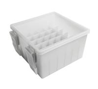 Katnetoly Scatola Porta Esche da Pesca con 36 Griglie, Scatola Portaoggetti per Calamari, Scatola Portaoggetti per Esche Rigide, con Luminoso, D