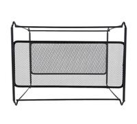 Katnetoly Scatola Portadocumenti nel Metallo un Rete nel Dimensioni A4 Scatola da Cartelle Sospesa Scatola da Scrivania Portaoggetti Portaoggetti Portaoggetti per Ufficio