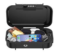 Katnetoly Scatola Sicura Portatile per Viaggi Mini Spiaggia di Chiusura per Dormitorio, Viaggio, Spiaggia, Hotel