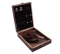 Katnetoly Scrittore Messenger Scatola di Legno, Scatola Legno con Coperchio Incernierato Borsa un Tracolla, con Chiusura Coperchio Scatola di Immagazzinaggio per Schizzi All'Aperto Registro