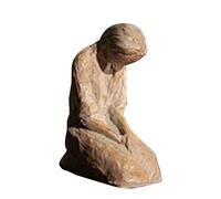 Katnetoly Scultura Ispiratrice A 1 Pezzo delle Bellissime di Una Che Prega Come Mostrato in Resina Come Regalo del Festival