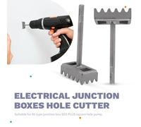 Katnetoly SDS Più Fori Quadrati Taglialetta Elettrica Scatole Fori per Punzonatura per Punzonatura 2 Pacchetto