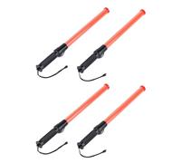 Katnetoly Segnali Stradali, Bastone di Controllo del Traffico A LED, Segnalatori Luminosi di Sicurezza, Segnalatori per Parcheggi e Aeroporti, 21 Pollici, 4 Pezzi Durevoli e Facili da Usare