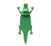 Katnetoly Segnalibro Divertente con Animali Schiacciati Segnalibri A Forma di Alligatore di Noctilucence per Bambini Ragazze Ragazzi Uomini Donne Circa 49x120 mm