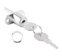 Katnetoly Serratura A Stantuffo per Cassetti In Metallo Color con Diametro Della Testata di 19 mm con 2 X Chiavi