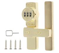 Katnetoly Serratura Chiave A Bullone per Cancelli con Combinazione A 3 Cifre, Serratura A Scatto A 180 Gradi per Porte Scorrevoli con Codice.