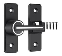 Katnetoly Serratura Della Porta del Fienile, Chiusura Scorrevole Della Porta Della Stalla, Chiusura del Cancello per Impieghi Gravosi a 180 Gradi Adatta per Giardino, Garage