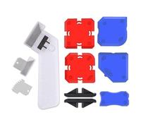 Katnetoly Set da 11 Pezzi, Kit Utensili per Calafataggio Professionale, Kit Utensili per Calafataggio In Silicone, Utensili per Finitura Sigillante e Utensile per Rimozione Calafataggio