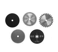 Katnetoly Set da 5 Pezzi di da Taglio nel Metallo Duro per Circolare Piccola 85Mm per DIY per Uso Domestico