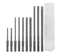 Katnetoly Set di 10 Pz di Punta per SDS Plus Facile da Usare 5mm A 12mm Punta In Carburo per Rotativo per Pietra e Calcestruzzo