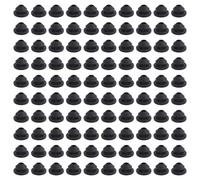 Katnetoly Set di 100 Guarnizioni In Gomma per Corrimano con Cavi, Kit per Cavi da 1/8 Pollici, 5/32 Pollici e 3/16 Pollici per Metallici del Corrimano con Cavi, Kit per Corrimano con Cavi