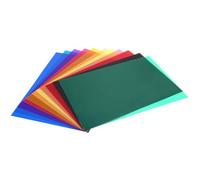Katnetoly Set di 11 Filtri Colorati in PVC 30x30cm per Correzione Colori, Adatto per Film, Video, Foto e Illuminazione da Palco