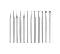 Katnetoly Set di 12 Frese A Sfera A Forma Rotonda - Gambo da 3/32 Pollici per La Creazione di Gioielli, Punte per Incisione A Forma di Sfera Rotonda