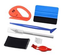 Katnetoly Set di 15 Strumenti per Pellicole Che Cambiano Colore per Auto, Raschietti Combinati per Pellicole Che Cambiano Colore Invisibili per Vestiti per Auto, Facili da Usare