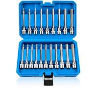 Katnetoly Set di 20 Pezzi di Bussole Esagonali Allen Extra Lunghe, Attacco da 3/8 Pollici, SAE e Metrico (1/8"- 7/16", 3-12mm)