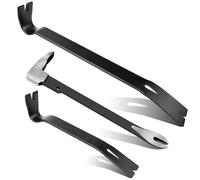 Katnetoly Set di 3 Leve, Leva per Unghie da 10 Pollici, Leva per Unghie da 9 Pollici e 15 Pollici con Larghezza, per Ristrutturazioni Domestiche e Lavorazione del Legno