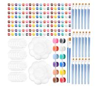 Katnetoly Set di 360 Mini Colori Acrilici, Strisce di Colori Acrilici per Bambini e Adulti, Set di Colori per Bambini per per Feste In Casa, Set 2