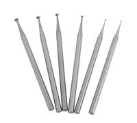 Katnetoly Set di 6 Frese A 90° - Gambo da 3/32 Pollici per la Creazione di Gioielli, Frese per Lapidario 008-023, Durevole, Facile da Installare
