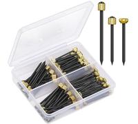 Katnetoly Set di 90 Chiodi Appendi-Immagini con 3 Misure Diverse per Decorazione Murale e Appendere Cornici - Kit Appendini per Pareti In Cartongesso