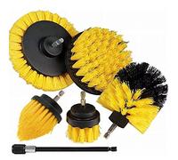 Katnetoly Set di Accessori per Spazzole per Trapano per Lavaggio Elettrico con 1 Pezzo di Attacco Lungo, per Trapano per la Pulizia,B