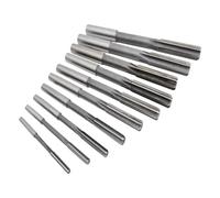 Katnetoly Set di Alesatori per Fresatura con Alesatore A Mandrino H8 per Macchina HSS H8 Kit di Alesatori per Fresatura 3/4/5/6/7/8/9/10mm/11mm/12mm Set di Alesatori per Fresatura