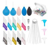 Katnetoly Set di Applicatori di Precisione In Ceramica da 160 Pezzi, Accessori per Utensili In Ceramica, Flaconi da Spremere per Smalto In Ceramica da 5 Pezzi con Adattatore