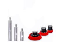 Katnetoly Set di Bielle di Prolunga per Smerigliatrice Angolare con Filettatura M14, Albero di Prolunga per Smerigliatrice Angolare da 3 Pezzi con 3 Tamponi per Lucidatura