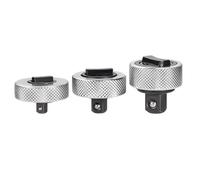 Katnetoly Set di Chiavi A Cricchetto con Rotella A Doppio Lato, Chiave A Cricchetto Palmare, Set di Chiavi A Cricchetto con Attacco da 1/4 Pollice 3/8 Pollice 1/2 Pollice