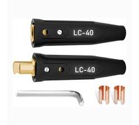 Katnetoly Set di Connettori per Cavi LC40, Include Connettori Neri e Femmina Capacità del : da 1/0 A 2/0 (50-70 Mm²)