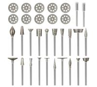 Katnetoly Set di Frese Diamantate Set di Frese Diamantate Utensile Rotante In Metallo da Taglio Pietra Piastrelle di Vetro Incisione di Gioielli Muratura su 1/8 di Pollice