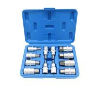 Katnetoly Set di Manicotti per Cacciavite Esagonale da 12 Pezzi Cacciavite Esagonale con Scatola di Plastica