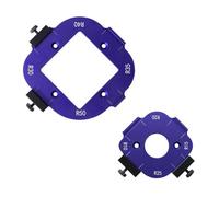 Katnetoly Set di Modelli per Raggi Arrotondati, Dima per Raggi Arrotondati In Alluminio, Utensile Ausiliario per Taglio Ad di Tavole di Legno R10-R25 e R30-R50