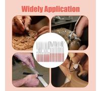 Katnetoly Set di per Gioielli - Set di 20 Piccole, Strumenti A Mano per Levigatura, Lucidatura e Incisione. Forniture per L' per Gioielli.