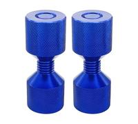 Katnetoly Set di Perni A Due Fori da 1-1/8 Pollici In Alluminio 6061, Perno di Allineamento Flangia A 2 Fori, Perni A Due Fori, Allineatore Flangia Blu