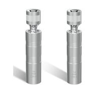 Katnetoly Set di Prese per Candele Sottili A 12 Punti con Attacco da 3/8" per la Rimozione delle Candele, Adatto alla Maggior Parte dei Modelli di Auto.