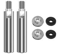 Katnetoly Set di Prolunga per Smerigliatrice Angolare con Filettatura da 5/8 Pollici-11, Adattatore per Lucidatura Auto con Rotante, 2 Pezzi, 3,15 Pollici