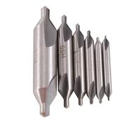 Katnetoly Set di Punte per Punte da Centro Combinate HSS da 6 Pezzi Svasatore con Angolo di 60 Gradi 5/3/2,5/2/1,5/1 Mm