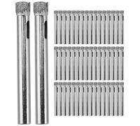 Katnetoly Set di Punte per Trapano Diamantate da 50 Pezzi con Punta Diamantata da 6 Mm per Piastrelle, Vetro, Ceramica, Porcellana, Marmo
