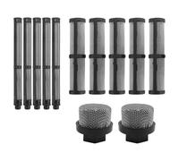 Katnetoly Set di Schermi Filtranti per Spruzzo Aria 246385 246384 287032 Pompa di Aspirazione Nera per Spruzzatori 390 395 490 495 595 3400
