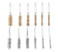 Katnetoly Set di Spazzole per La Pulizia Della Set Spazzole per La Pulizia di Fori nel Filo Acciaio Pulizia nel Acciaio Inossidabile per Trapano Elettrico un percussione