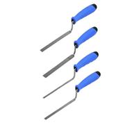 Katnetoly Set di Strumenti Manuali per Muratura - 4PC Spatola per Punta, Spatola per Misurazione, Punta per Posare In Acciaio Inossidabile con Borsa di Stoccaggio