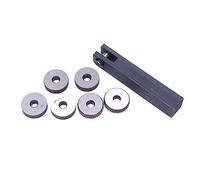 Katnetoly Set Di Strumenti Per Zigrinatura Lineare Singola 7x 0 5mm Passo Da 1,5 Mm 2mm