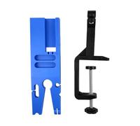 Katnetoly Set Morsetti per Perni Banco, Morsetto A C con Scanalatura A V per Banco, Strumento per Creazione Gioielli In Legno e Metallo, Strumento Taglio, Fissaggio e Bloccaggio