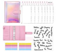 Katnetoly Set Raccoglitore Budget - Raccoglitore Budget con Buste per Contanti, Organizer per Contanti Raccoglitore per Risparmiare Denaro Buste per Contanti per Budget A