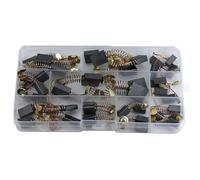 Katnetoly Set Spazzole di per Motore Elettrico - Kit di Riparazione Sostitutiva da 40 Pezzi con 10 Dimensioni, Adatto per La Riparazione di Parti di Utensili Elettrici