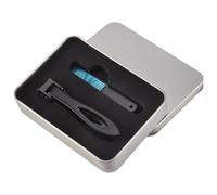 Katnetoly Set Tagliaunghie Spesse per Unghie e Unghie con Apertura un Mascella Larga per Unghie nel Acciaio Inossidabile Kit per Pedicure per Manicure Incarnito per Uomo e Nero